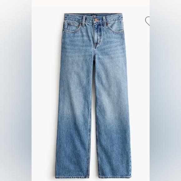 J.Crew 90s Vintage Baggy Jeans Size 29 High Rise Y2K Wide Leg Denim NWT - Picture 4 of 7